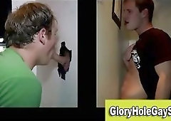 Nasty amateur straighty gets blowjob