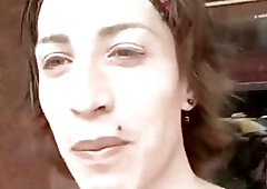 Cock hungry crossdresser gets nailed in the piledriver position hard