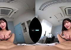 Ruri Narumiya Japanese teen gives POV blowjob