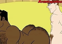 Big Dick and the Gardener Gay Cartoon