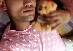 Artur Twink is a kinky 18-year-old babysitter who loves to play with pink toys and eat cake