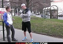 He easily seduces cute taxi driver