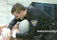 Sebastian endures a harsh bondage fuck