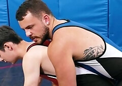 Varsity Grip: Joel Someone together with Eric Fuller wrestling