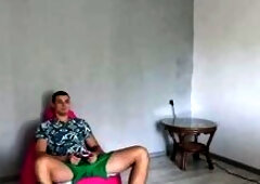 This chab just wanted to play his clip game… but I was bored and wanted attention. When this guy kept saying “no, no, no,” I ripped his shirt, s