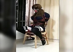 Real SelfBondage at home 02