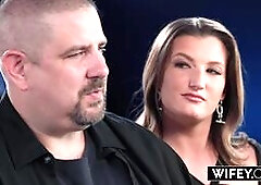WIFEY Thick Hotwife Paisley West Wants Another Mans Cum, She Brought Her Husband To Watch!