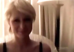 Paris Hilton's hot sex tape she gets fucked and sucks a big cock till cumshot