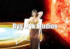 Star Wars thrall Leia sextoy enjoyment and missionary cream pie