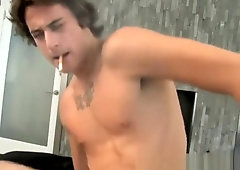 Gay guys fucking in gym Rad Smoke Fucks Joey!
