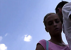 HUNT4K. doll Denisse sold her pussy to fellow without boyfriend's agreement