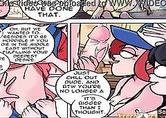 Gravity falls the next summer - Dipper's foursome reverse group-sex -- Outdoor Cabin Fuckfest