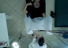 Patient goes to the urologist, gets horny and ends up having his anus broken.