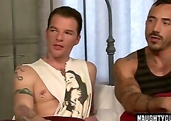 Big dick gay anal sex and cumshot