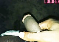 in my room massaging my large ebony hawt penis until it erected stronger and heavier