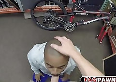 Thug wanna be gets fuck in his anal deep dick sliding