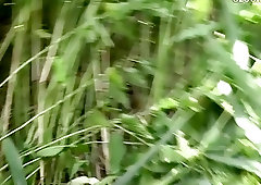 Charming Czech twink with a cute hairdo gets an outdoor fuck