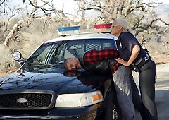 Busty police MILF Bridgette B porn video