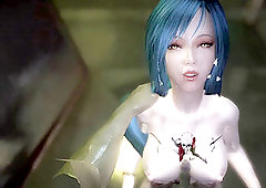 skyrim Succubus tempt passersby in the streets of the night