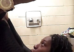 Creaming On Dick & The Gas Station Bathroom