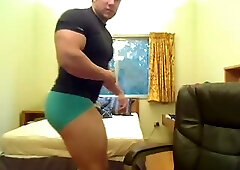 Zac Compton Flexing and Posing