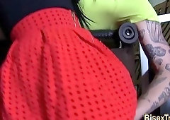 Bisex dude shares cock