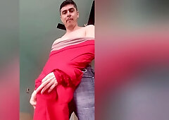 Handsome Stepdaddy Flexing Muscles Naked And Showing Off Ass