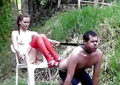 Femdom ladies love to terror their submissive slaves BDSM compilation