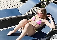 GOT FILLED - Pretty Doll Anna Claire Clouds Makes a Cumback