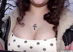 Swhores.com movie! This lascivious 18yo brunette hair girl with biggest boobs and a large wet butt is fresh on the streets. Have a fun the full episod