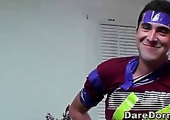 Dirty minded university girls are having fun in their dorm, instead of studying for their exams