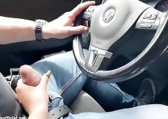 Beauty Wicky spontaneous car banging