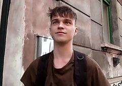 Barely legal boy getting fucked in POV in a taboo Czech video