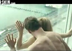 See theses hot celeb tits pressed against the glass and they are fucked real hard! Brought to you by mrskin.