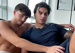 Straight Bro Jerks off his Straight Friend