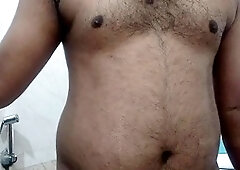 Daniel55 enjoys a hot solo session in the showers