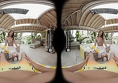 VR Bangers: Charming Angel With Taut Cunt Gets Massaged and Drilled Near The Djacuzzi - VR Porn