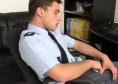 Police Discipline And Feet sucking Fetish