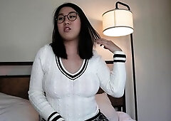 Shy Nerdy Oriental Girlfriend Tofu Is a Secret Nympho