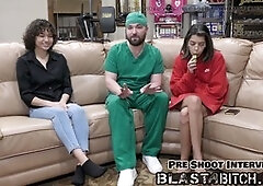 Brooklyn Rossi gives a steamy blowjob, gets pounded hard, and is covered in a massive load of cum