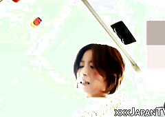 Japanese females  during public bus ride