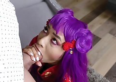 Cute cosplay babe Avery Black gets deeply fucked