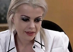 Idle golden-haired secretary Nadia White gets punished by Derrick Pierce