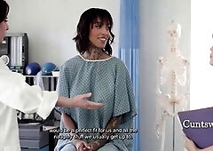 Doctor and Nurse Destroy Patient's Gaping Booty