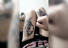 I didn't cum but it felt priceless to use my domi on my angel jock