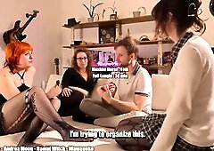2 Trans Hotties and a Cis Angel Pegging Me With Biggest Anal Dildos