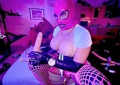 Cumming Halloween cam show with Ejacula!