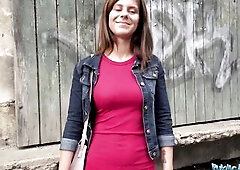 Public Agent Her ideal booty makes him crave to bang her outside in public
