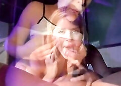 Gagging hard and oozing spit: most excellent fellatio mix