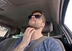 Gay public blowjob, outdoor public sex, sex with stranger
